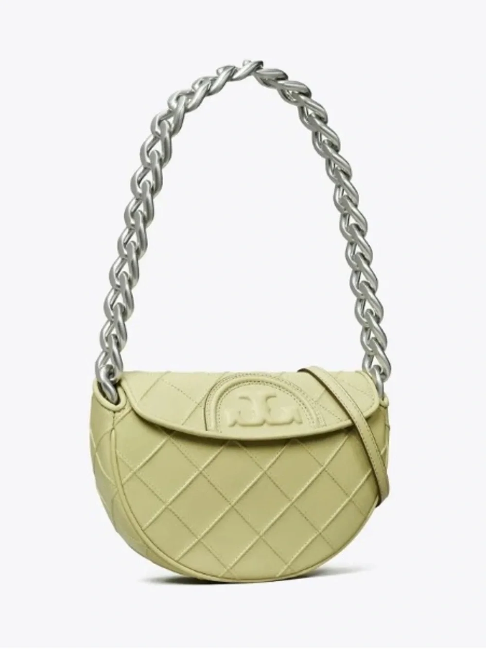 NWT Tory Burch Mini Fleming Crescent Bag